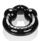 Ultraballs 2 Pack Cockring Black and Clear > Cock Ring > Sets
