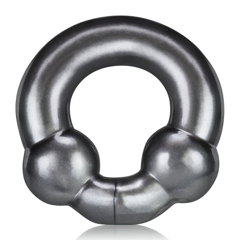 Ultraballs 2 Pack Cockring Steel and Red COCK RING Set