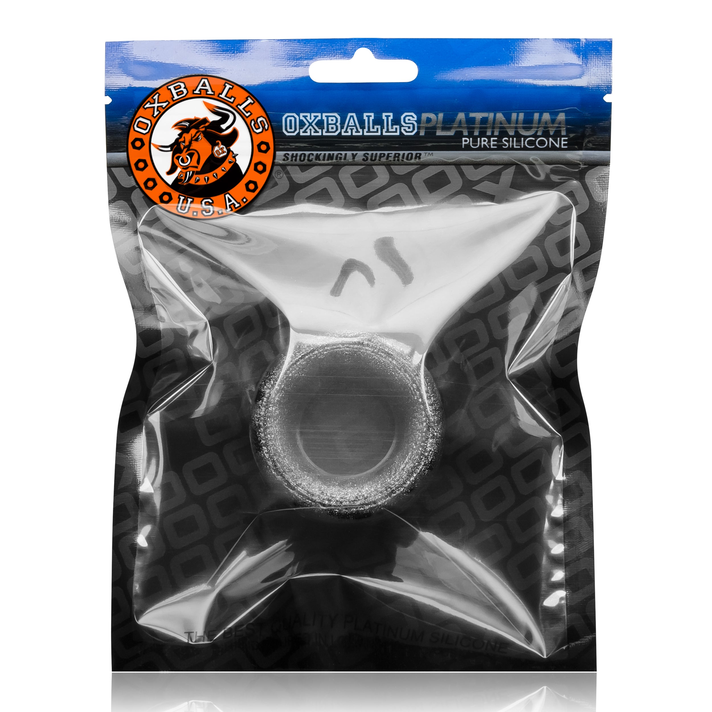 Neo Short Ballstretcher in Black Silicone > Sex Toys For Men > Ball Stretchers