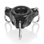 Slung Ballstretcher With Three 2 Inch Carabiners – Ballstretcher Black > Sex Toys For Men > Ball Stretchers