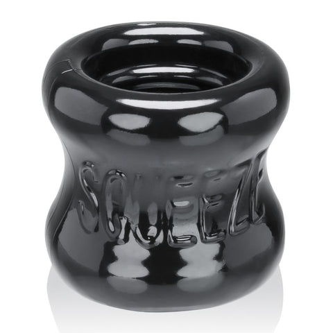 Squeeze Ball Stretcher Black for Enhanced Pleasure and Deeper Stretch Cockrings