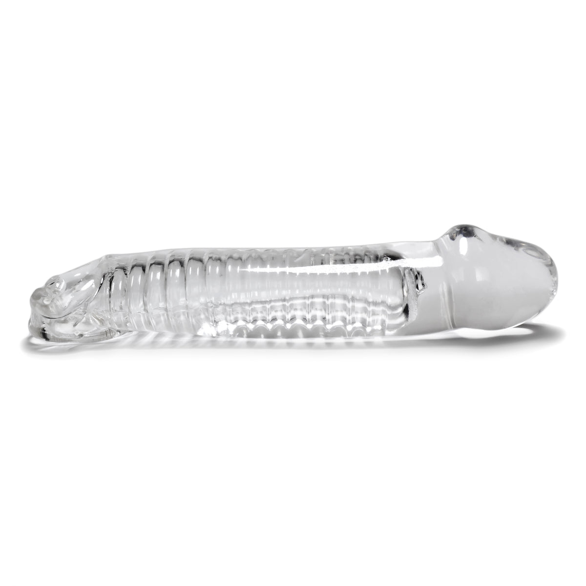 Muscle Cocksheath Clear 9.25 Inch Length for Enhanced Pleasure Clear SLEEVES