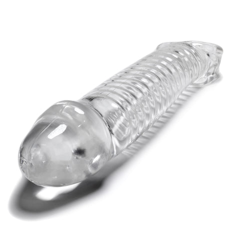 Muscle Cocksheath Clear 9.25 Inch Length for Enhanced Pleasure SLEEVES