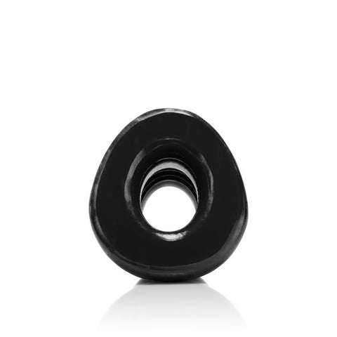 Pighole 1 Hollow Plug Small Black Silicone Butt Plugs - Hollow