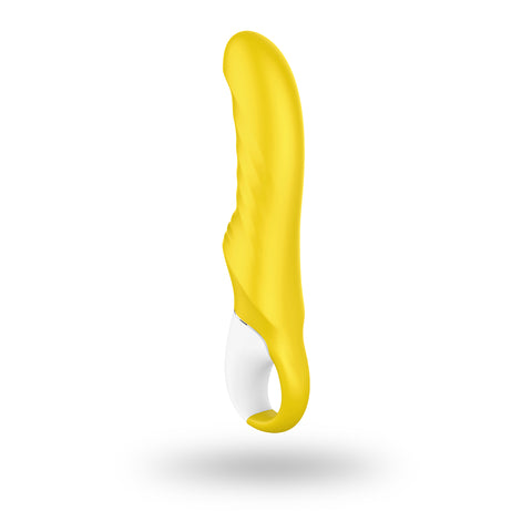 Satisfyer Yummy Sunshine G Spot Silicone Vibrator Yellow Vibrators - G Spot