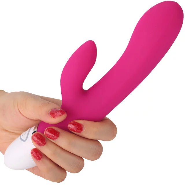 Dreamer 7 Mode Silicone Rabbit Vibrator in Pink Secondary image