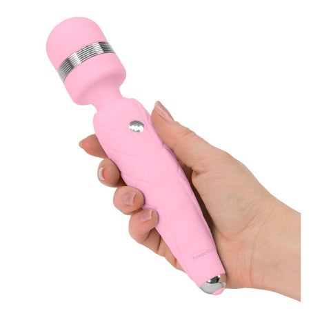 Pillow Talk Cheeky Pink Luxury Self-Care Wand Electric Massager