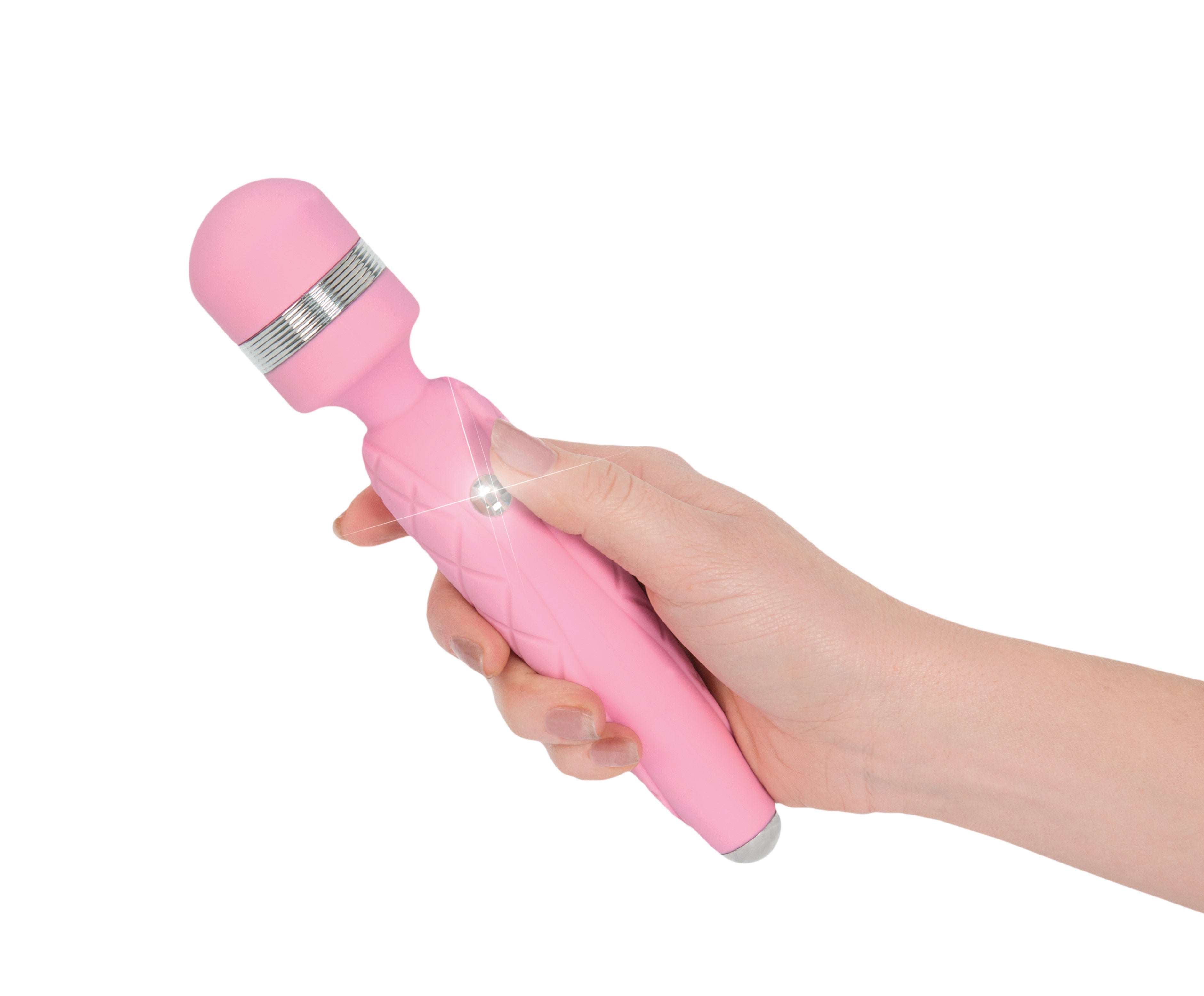 Pillow Talk Cheeky Wand – Luxury Wand Vibrator with Swarovski Crystal Secondary image