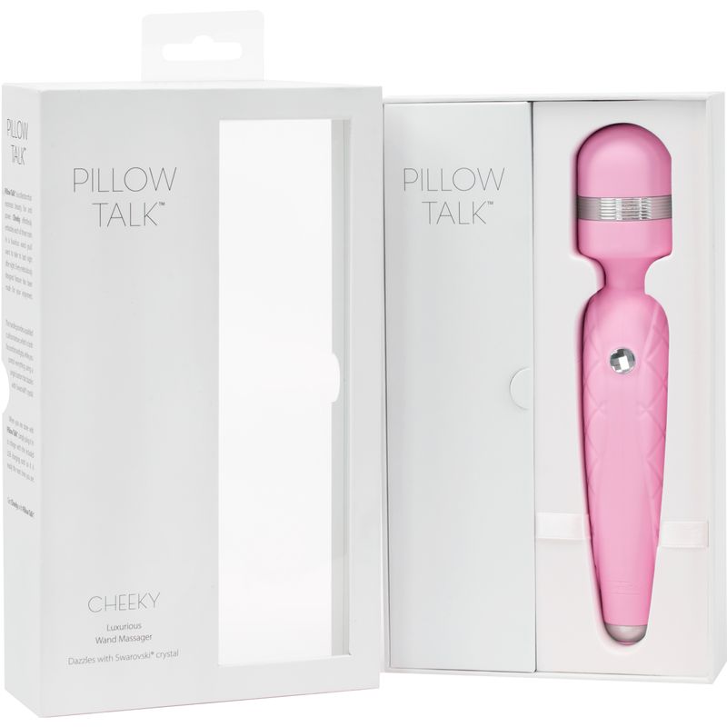 Pillow Talk Cheeky Wand – Luxury Wand Vibrator with Swarovski Crystal > Sex Toys > Massage Wands