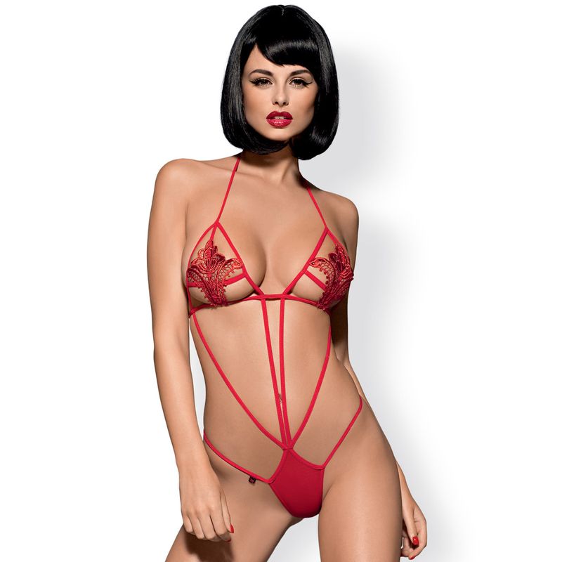 Luiza Teddy Black Lingerie Bodysuit > Clothes > Teddies