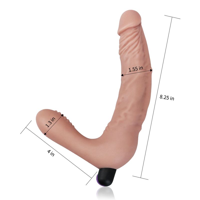 IJOY Rechargeable Strapless Strap-On with Insertable G-Spot Stimulator Device > Dildos > Strapless Strap Ons