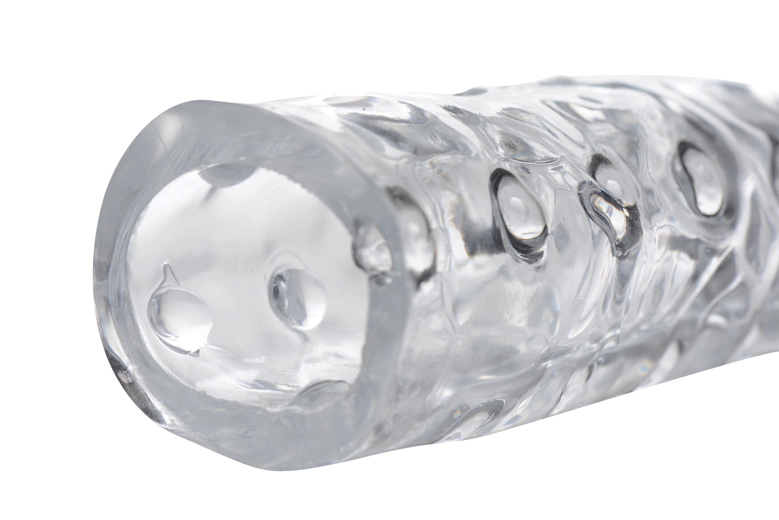 Clear Penis Enhancer Sleeve 3 Inch Length 1 Inch Girth Extension Sleeve Secondary image