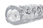 Clear Penis Enhancer Sleeve 3 Inch Length 1 Inch Girth Extension Sleeve > Sex Toys For Men > Penis Sleeves