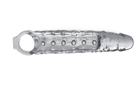 3in Extender Sleeve Clear for Enhanced Pleasure and Size SLEEVES