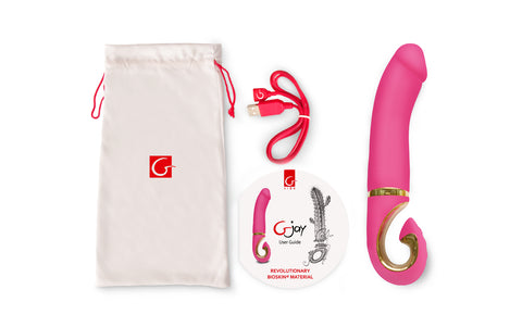 Gjay Neon Rose Waterproof Toy with 6 Vibration Modes VIBRATORS