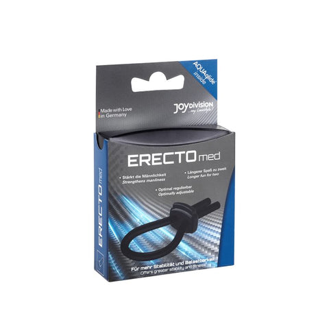 Erectomed Adjustable Cock Ring Black for Enhanced Pleasure and Performance COCK RINGS