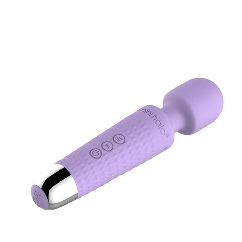Shibari Mini Halo Wireless 20X Lilac Wand Purple Electric Massager