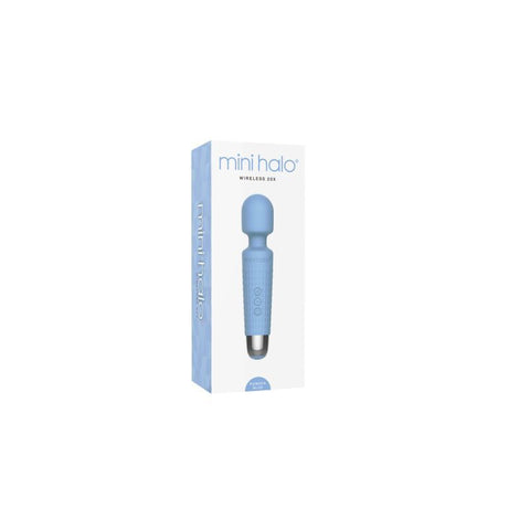 Shibari Mini Halo Wireless 20X Powder Blue Massager Electric Massager