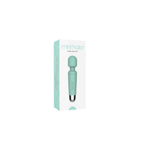 Shibari Mini Halo Wireless 20X Minty Green Massage Wand Electric Massager
