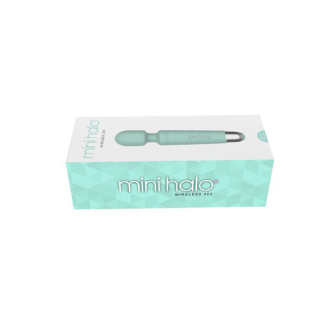 Shibari Mini Halo Wireless 20X Minty Green Massage Wand Electric Massager