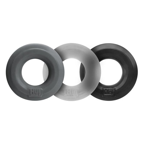 Huj3 C Ring 3 Pack by Hunkyjunk Multi Cockrings