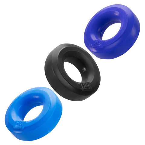 Huj3 C Ring 3 Pack by Hunkyjunk for Enhanced Pleasure and Comfort Cockrings