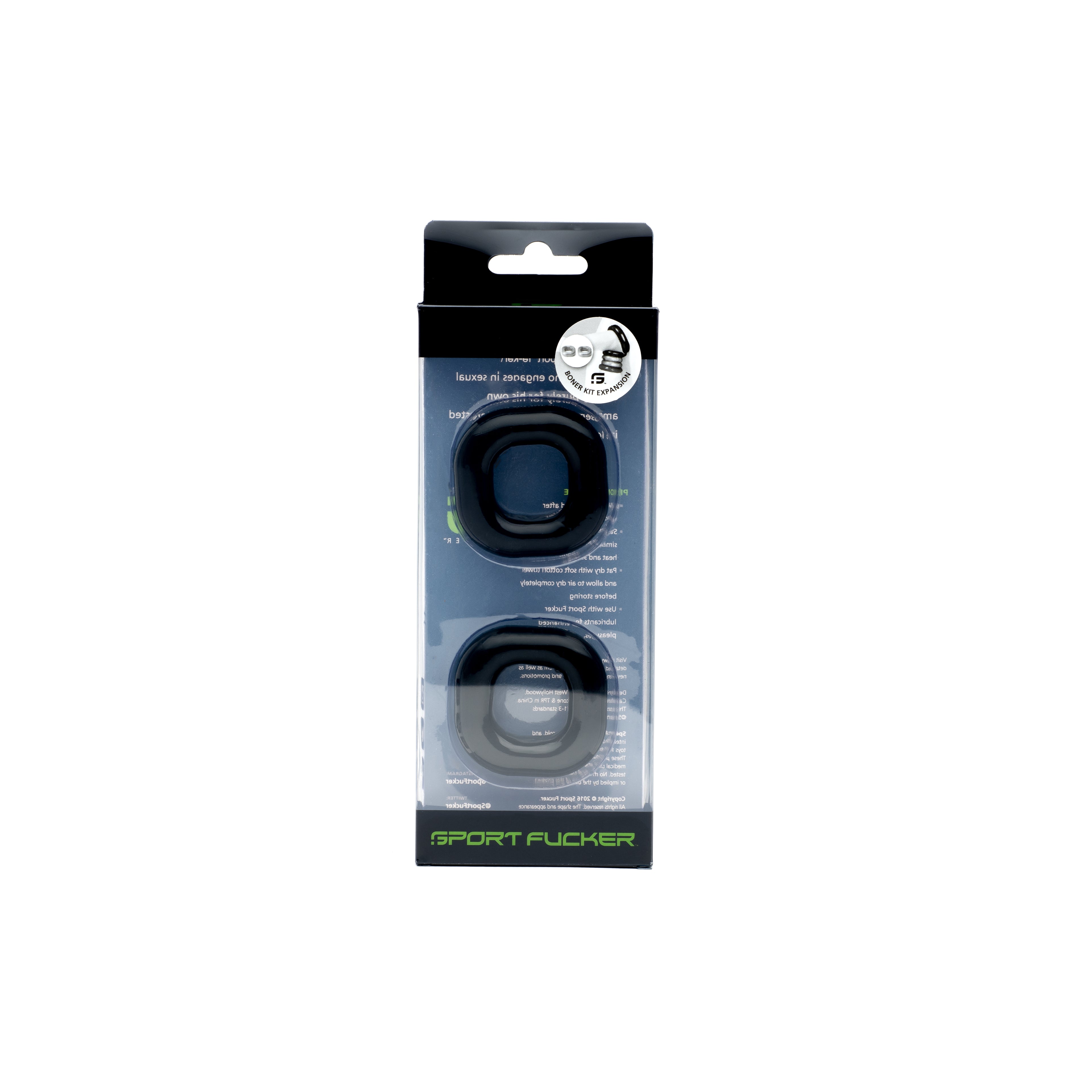 Boner Expansion Pack Black - 1.3 Inch Ball Ring Size > Cock Ring > Sets