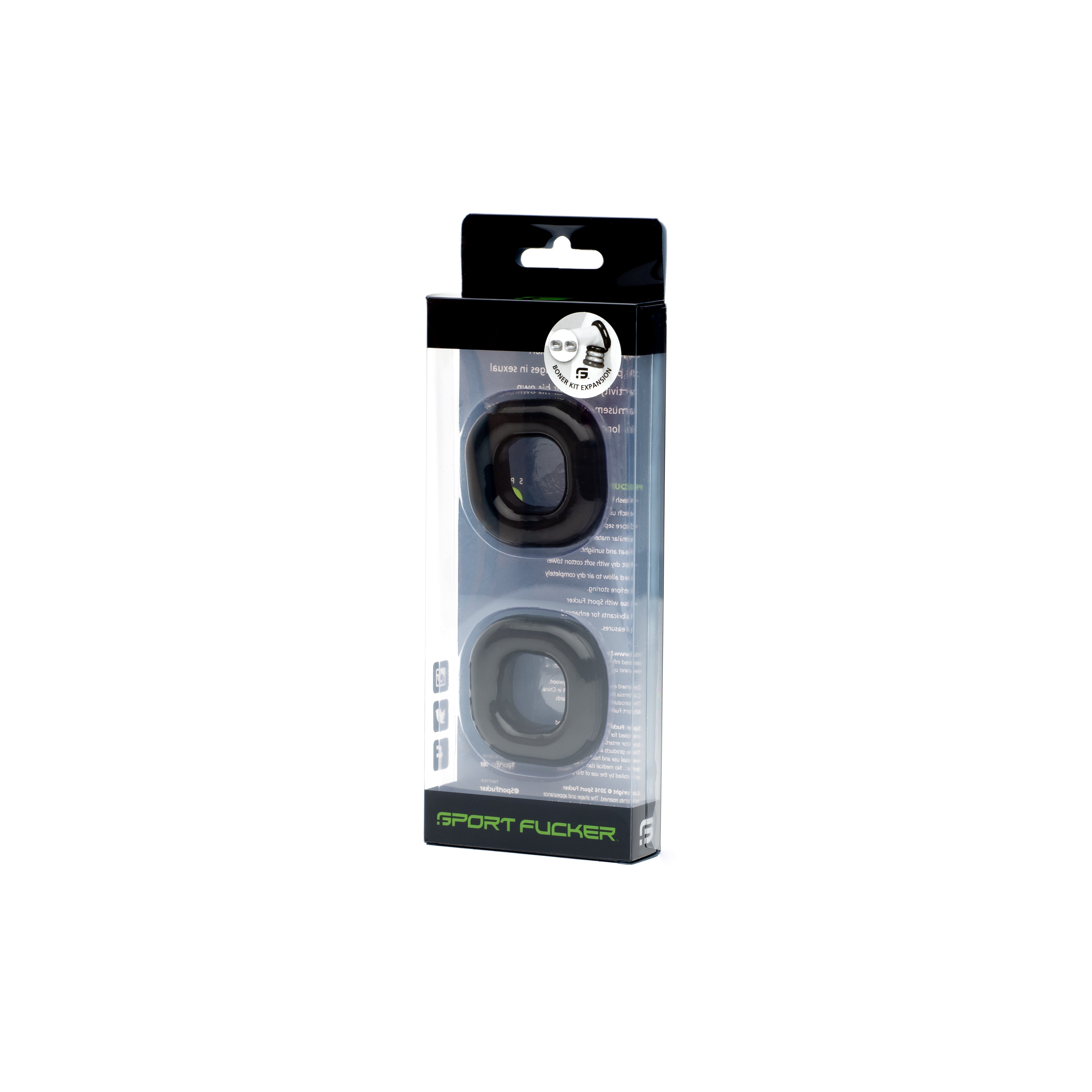 Boner Expansion Pack Black - 1.3 Inch Ball Ring Size > Cock Ring > Sets