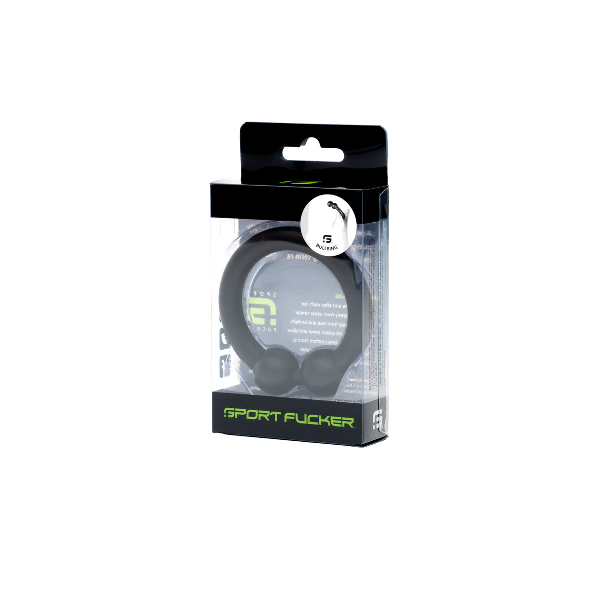 Sport Fucker Bullring - Silicone Cock Ring - Black 48mm > Cock Ring > Single