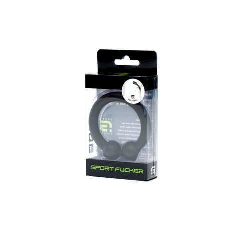 Sport Fucker Bullring - Silicone Cock Ring - Black 48mm COCK RINGS