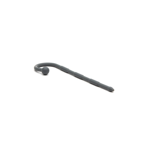 Ultra Sound Grey Silicone Sensation 12.7 cm Long Chrome Sounding Rods