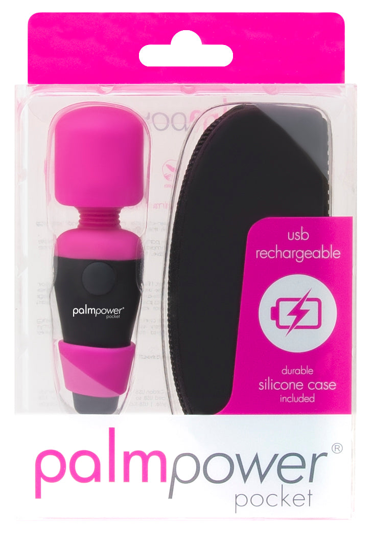 PalmPower Pocket Massage Wand for Portable Relaxation Electric Massager