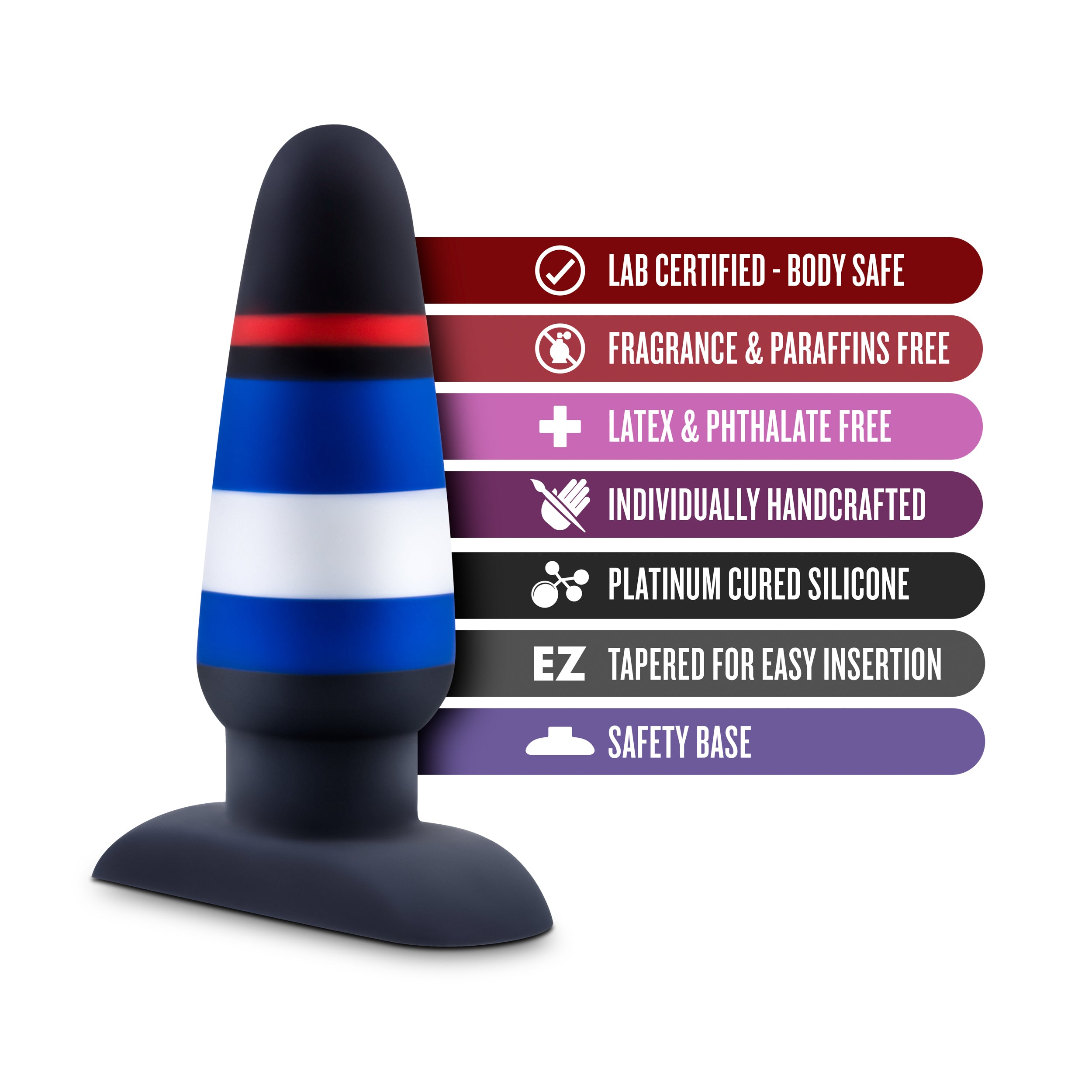 Avant Pride P4 Power Play (Silicone) – Silicone Butt Plug > Anal Range > Butt Plugs