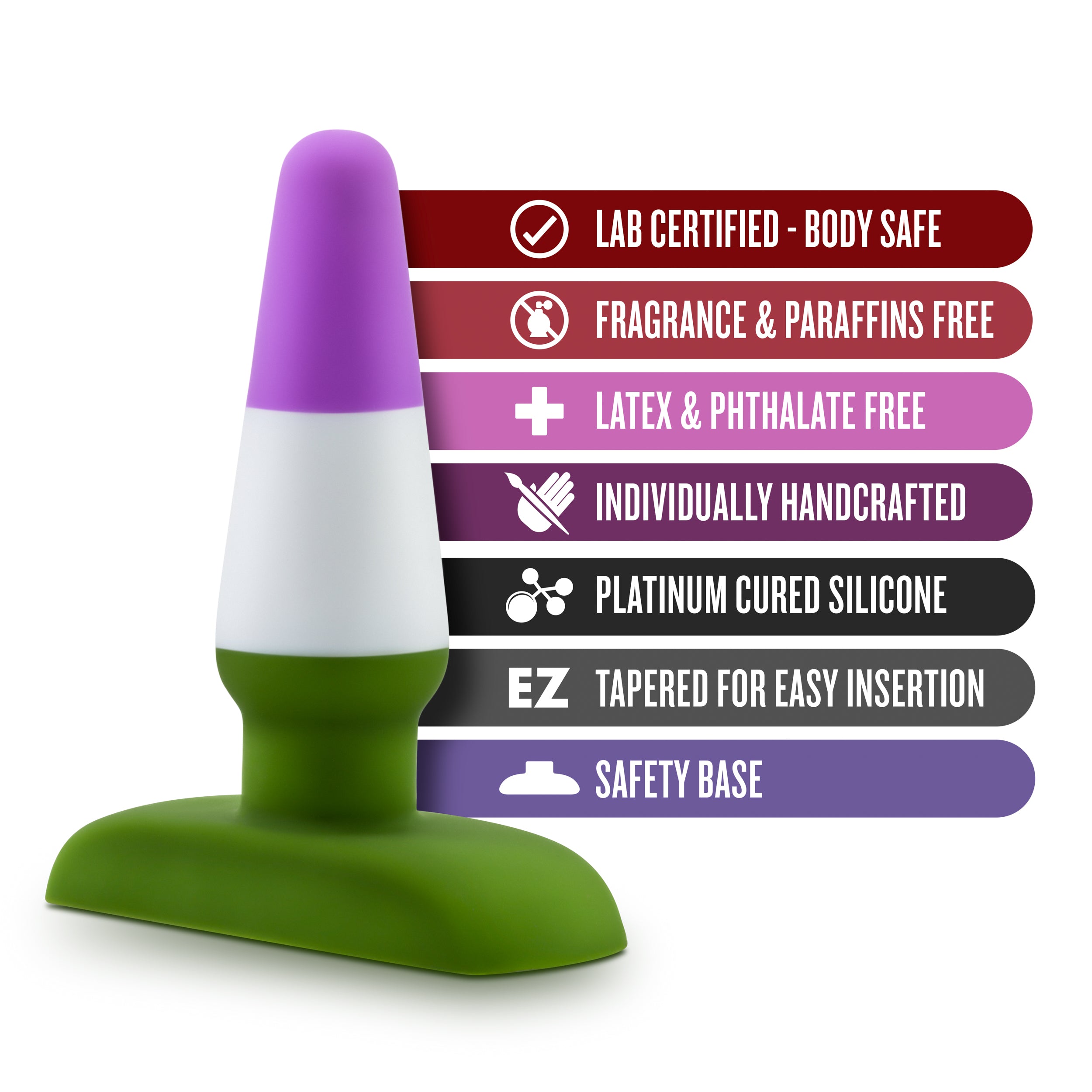 Avant Pride P6 Beyond Silicone Butt Plug – Luxury Silicone Butt Plug > Anal Range > Butt Plugs