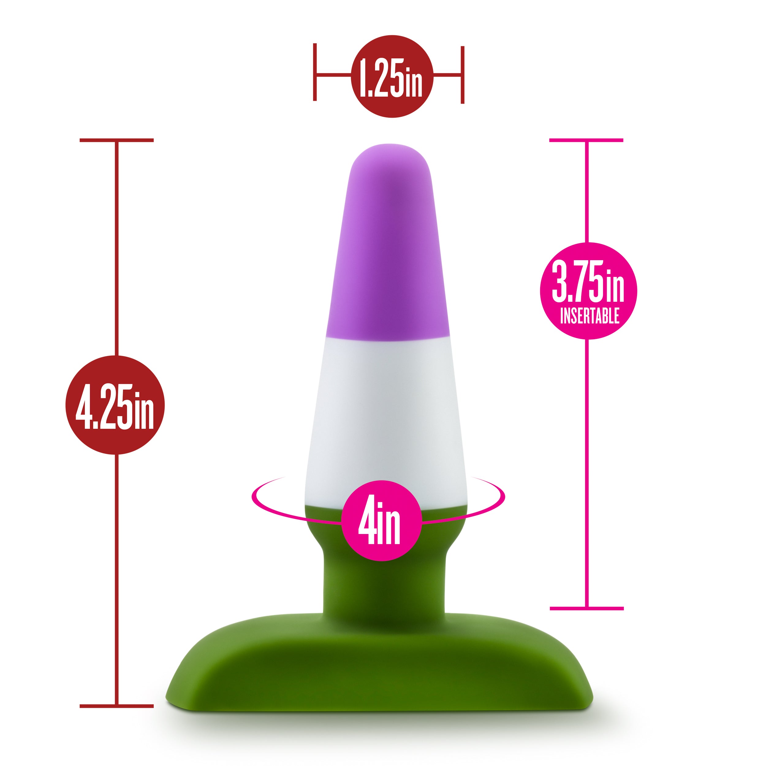 Avant Pride P6 Beyond Silicone Butt Plug – Luxury Silicone Butt Plug > Anal Range > Butt Plugs