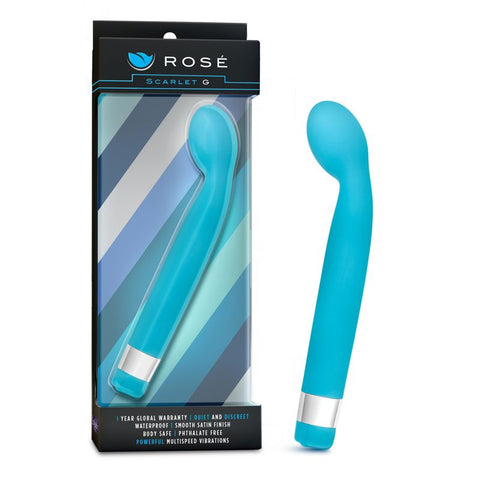 Rose Scarlet G Blue G-Spot Vibrator Waterproof 7 Inches Vibrators