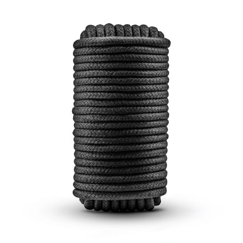 Temptasia Bondage Rope 10 Meter Soft Cotton Black > Bondage Gear > Rope