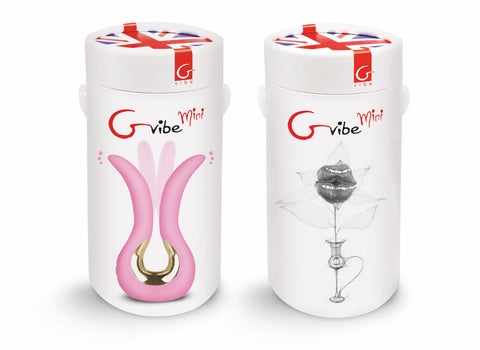 Gvibe MINI Candy Pink - Compact Dual Stimulation Toy > Vibrators > Ladies > Clitoral Vibrators and Stimulators