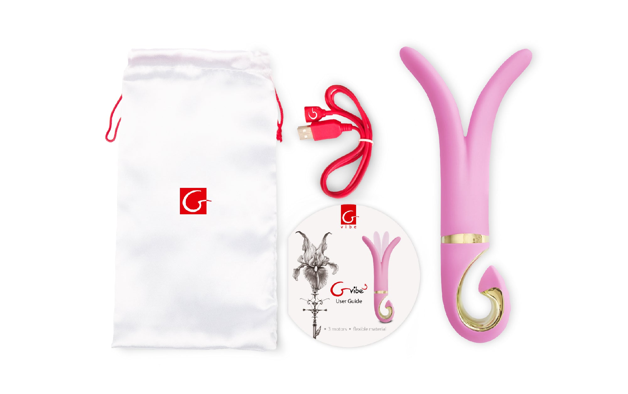 Gvibe 3 Candy Pink 7 Inch Waterproof Vibrator Vibrators - G Spot