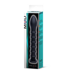 MOD Wand Ribbed Black 7.5 Inch Silicone Pleasure Tool Black > Sex Toys > Sex Machines > Attachments