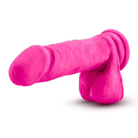 Au Naturel Bold Hero 8 Inch Dildo Pink DONGS