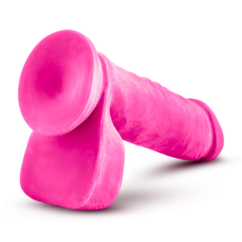 Au Naturel Bold Hero 8 Inch Dildo Pink DONGS