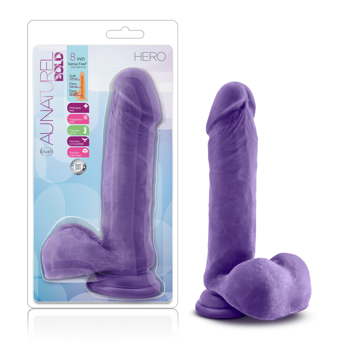 Au Naturel Bold Sensa Feel Dildo – 6 to 9 Inch > Dildos > Realistic Dildos
