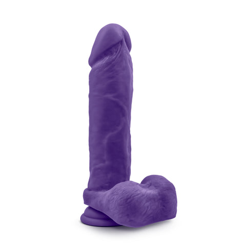 Au Naturel Bold Massive 9 Inch Purple Dildo DONGS