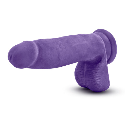 Au Naturel Bold Pleaser 7 Inch Dildo Purple Dongs Realistic