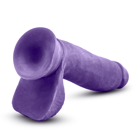 Au Naturel Bold Pleaser 7 Inch Dildo Purple Dongs Realistic