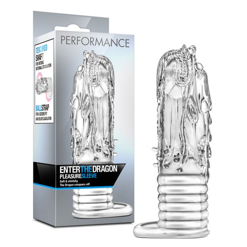 Performance - 'Enter The Dragon' Clear Cock Sleeve 5.25" Length SLEEVES