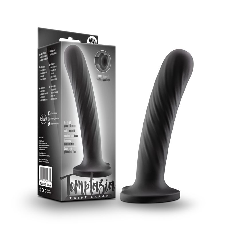 Temptasia Twist Large with Unique Swirling Texture > Dildos > Neutral Dildos