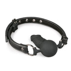 Silicone Dong Ball Gag Black > Bondage Gear > Gags and Bits