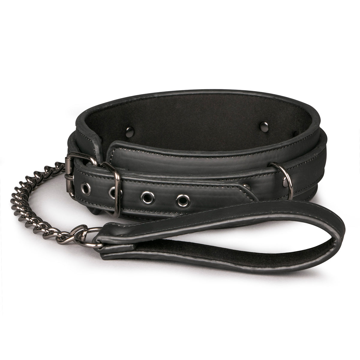 Fetish Collar With Leash Bondage Set – Adjustable Collar and Leash Set Black > Bondage Gear > Collars & Leashes